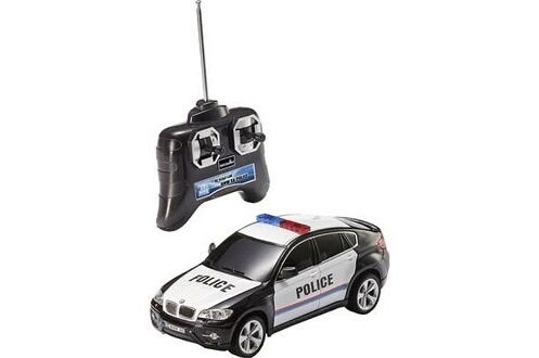 Voiture télécommandée Revell Control Voiture de tourisme électrique BMW X6  Police brushed 27 MHz propulsion arrière prêt à fonctionner (RtR) 1:24