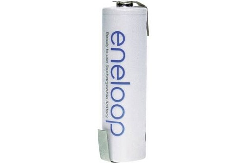 Pile électrique Panasonic eneloop ZLF Pile rechargeable spéciale LR6 (AA)  cosses à souder en Z NiMH 1.2 V 1900 mAh