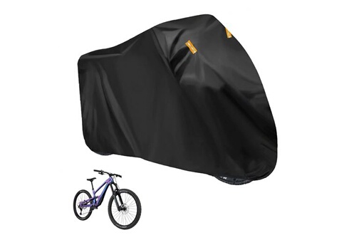 Bâche, housse de protection imperméable pour vélo - 200 x 75 x 110 cm -  Noir 