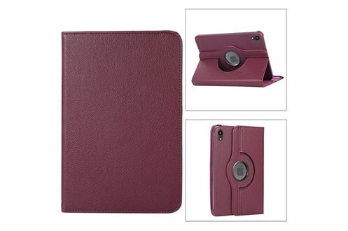 Housse Tablette XEPTIO Etui housse protection pour Samsung Galaxy TAB A9  2023 8,7 pouces rotative 360 degrés violette Pochette coque