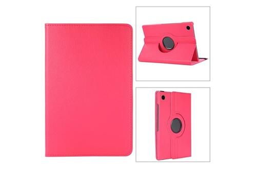 Housse Tablette Samsung Galaxy 3 T-3100 Rose Clair 360° Protection
