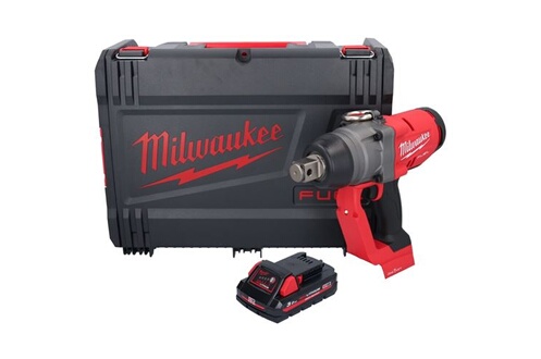 Visseuse Milwaukee M18 ONEFHIWF1-301X Clé à choc sans fil 18 V 2033 Nm 1  Brushless + 1x batterie 3,0 Ah + HD Box - sans chargeur