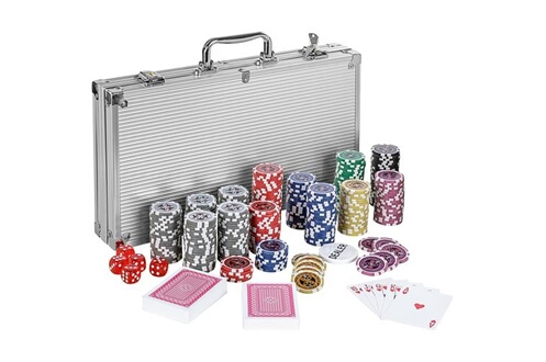 Carte de Poker en argent