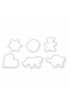 ibili - ustensiles et accessoires de cuisine - coupe pate plastique décor 6 pces ( 7015-48 )