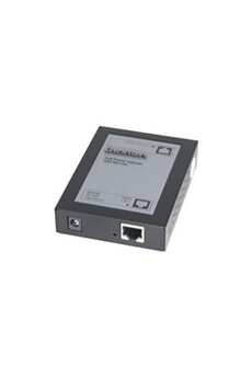 Répéteur PoE Gigabit Industriel 1 Port - 60W 802.3bt PoE /PoE+/ PoE++ -  100m - Amplificateur Réseau Power Over Ethernet - Boîtier IP-30 Durable /