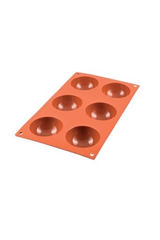 sf 002 half spheres - moule silicone d7/h3.5cm - - orange - silicone