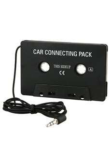 Adaptateur automobile pour CD/MD/MP3, Noir