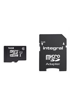 Carte SD Appareil Photo - AgfaPhoto Carte mémoire Micro SDHC 16 Go - CLASS  10