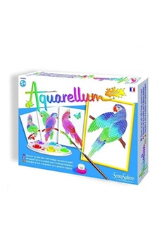 kit créatif aqyuarellum junior perroquets sentoshère