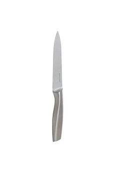 five simply smart - couteau de découpe inox forgé 24cm gris