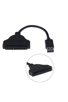 Adaptateur USB 3.0 vers SATA IDE - 2.5in / 3.5in - Convertisseur de Disque  Dur Externe vers USB - Câble de Transfert de Disque Dur