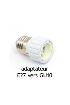Adaptateur douille E14 pour ampoule GU10 - Provence Outillage