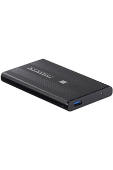 Disque dur externe HDD - 3,5 - 4 To - USB 3.0 - noir - PEARL