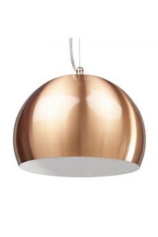 lampe suspendue design jelly copper 30x30x20 cm
