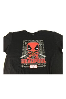 Figurine de collection Funko T-shirt marvel - deadpool red collector corps taille xl