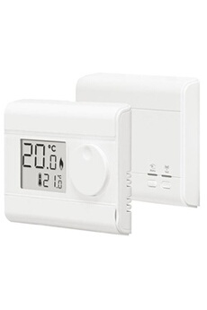 Thermomètre / Hygromètre digital - Ambiant - Maxi/Mini - Brillant blanc