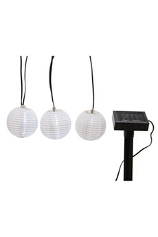 - jardin lanterne de corde de led lampes solaires 10 lanternes et lanternes - blanc whitw