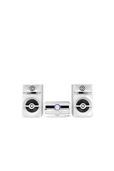 Enceinte colonne INOVALLEY Tour de son Blacktower+ avec lecteur CD,  Bluetooth, FM et USB, 100W + télécommande - Mini Strobe en Cadeau
