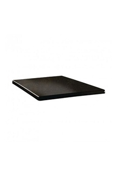 plateau de table carré - 60 x 60 - line cyprus metal - bois