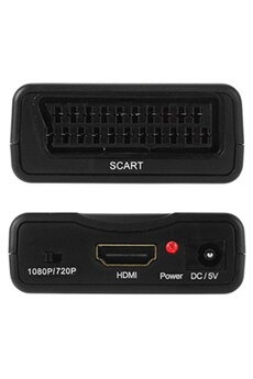 Adaptateur Vidéo 1080P HDMI vers Péritel HDMI-SCART LinQ - Noir