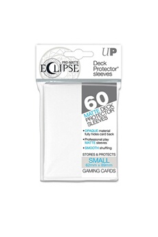 Carte à collectionner Ultra Pro Ultra pro eclipse pro-matte white small 60 deck sleeves (case of 12)