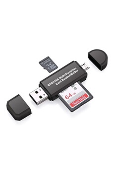 Lecteur de carte mémoire USB SD externe SDHC Mini Micro M2 MMC XD
