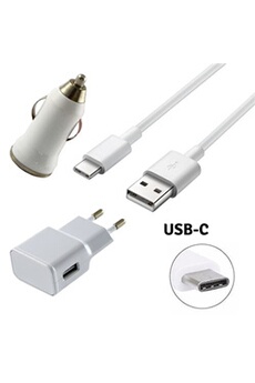 Chargeur pour téléphone mobile Phonillico Cable USB Lightning + Chargeur  Voiture Blanc pour Apple iPhone XR - Cable Chargeur Port USB Data Chargeur  Synchronisation Transfert Donnees Mesure 1