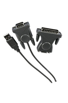 Cable Usb/Rs232-Convertisseur Usb Vers Rs232 Db9 Male de Vshop