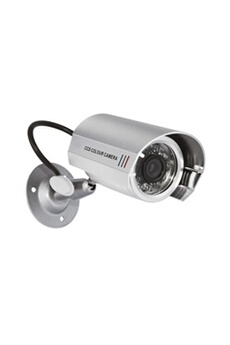 Generic Caméra De Surveillance Factice Extérieure Sans Fil LED Fausse Caméra  - Prix pas cher