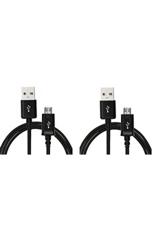 2 Cables ( 2 mètres + 1 mètre ) USB-C Chargeur Blanc Pour ONEPLUS 7 PRO / ONEPLUS 7 / ONEPLUS 6T / ONEPLUS 6 / ONEPLUS 5T / ONEPLUS 5 / ONEPLUS 3T /