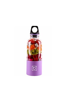 Juicer Blender Portable 500 Ml Electrique Rechargeable Avec USB Chargeur Câble Pour Fruits Légumes Violet