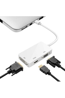 ESSENTIEL B Adaptateur HDMI/VGA CONVERTISSEUR HDMI Male vers VGA Femelle  pas cher 