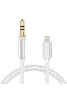 VSHOP Cable adaptateur jack 3.5 male vers iphone male 1M iphone 7, 8, x