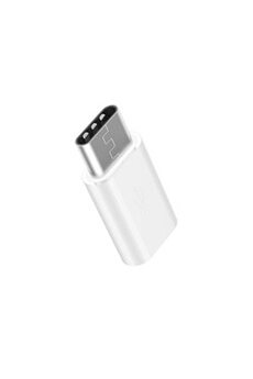 Nouveau 5pcs/Pack Usb-C Type-C A Micro Mini Usb Data Charging Adapter Blanc