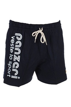 short et bermuda sportswear panzeri shorts multisports uni a navy jersey shor bleu marine / bleu nuit taille : m