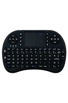 Mini clavier Bluetooth pour Smartphone & Tablette Sans Fil AZERTY  Rechargeable (NOIR) - Shot Case