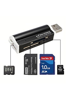 Akashi Lecteur Carte SD et Micro SD (ALTSDREADER3IN1) - Achat Lecteur carte  mémoire Akashi pour professionnels sur