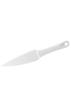 zeller 41137 pâtisserie spatule à démouler plastique blanc 25,5 x 7,8 x 1,5 cm
