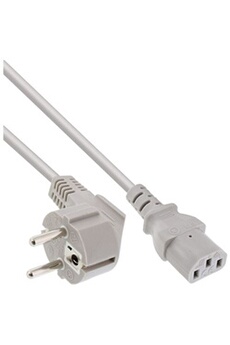 Câble alimentation CONECTICPLUS Câble électrique secteur 1.80m PC CEE7 /