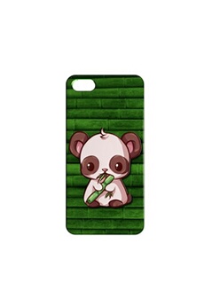 Coque rigide compatible pour iPhone 5 5S Animal Panda Fun Kawaii 14