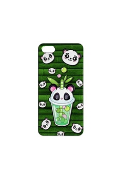 Coque rigide compatible pour iPhone 5C Animal Panda Fun Kawaii 12
