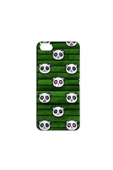 Coque rigide compatible pour iPhone 5C Animal Panda Fun Kawaii 15