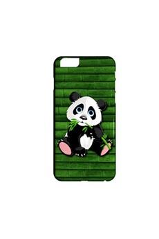 Coque rigide compatible pour iPhone 6 6S Animal Panda Fun Kawaii 13