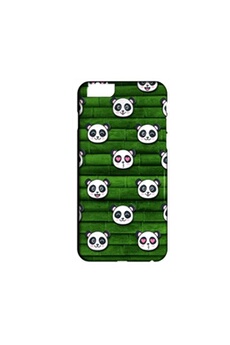 Coque rigide compatible pour iPhone 6 6S Animal Panda Fun Kawaii 15