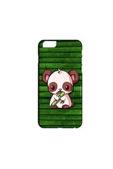 Coque rigide compatible pour iPhone 7 Animal Panda Fun Kawaii 14