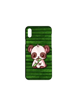 Coque rigide compatible pour iPhone X XS Animal Panda Fun Kawaii 14