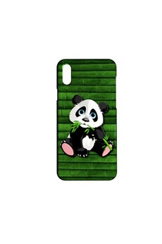 Coque rigide compatible pour iPhone X XS Animal Panda Fun Kawaii 13