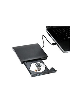 Lecteur de disquette USB, lecteur de disquette externe USB 1,44 Mo Slim