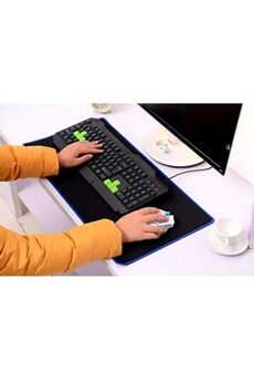 FARTE Tapis de Souris Taille XL (60 x 30 cm) Grand Mouse Pad, approprié  pour Souris de Bureau et Souris de Gaming(Noir) : : Informatique