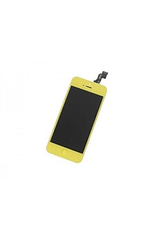 - Ecran LCD + Tactile iPhone 5C Jaune - 0583215027654